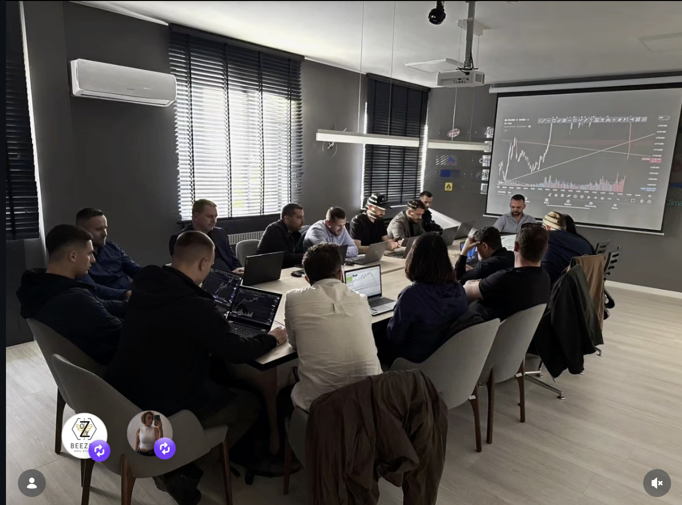 BRS trading desk session
